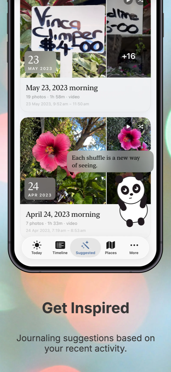Suggested moments built from photos